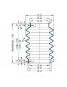 Fuelle de proteccion V6-00740 Freudenberg ehemals CFW und Simrit Simrit V6-programa estándar