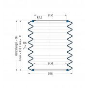 soffietto V6-00742 Freudenberg ehemals CFW und Simrit Simrit V6-programma standard v