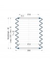 Soufflet V6-00742 Freudenberg ehemals CFW und Simrit Soufflets Simrit V6-programme standard