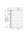 Fuelle de proteccion V6-00841 Freudenberg ehemals CFW und Simrit Simrit V6-programa estándar