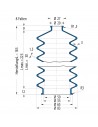 Fuelle de proteccion  V6-00861 Freudenberg ehemals CFW und Simrit Simrit V6-programa estándar
