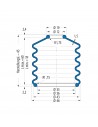 Fuelle de proteccion V6-00880 Freudenberg ehemals CFW und Simrit Simrit V6-programa estándar
