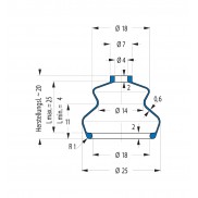 Protection Bellow V6-00949 Freudenberg ehemals CFW und Simrit Simrit V6-standard range