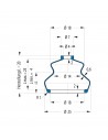 Soffietto V6-00949 Freudenberg ehemals CFW und Simrit Simrit V6-programma standard v
