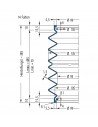 Soffietto V6-00909 Freudenberg ehemals CFW und Simrit Simrit V6-programma standard v