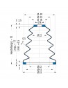Soufflet V6-01012 Freudenberg ehemals CFW und Simrit Soufflets Simrit V6-programme standard