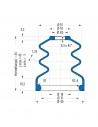 Soffietto V6-01138 Freudenberg ehemals CFW und Simrit Simrit V6-programma standard v