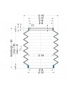 Fuelle de proteccion V6-01140 Freudenberg ehemals CFW und Simrit Simrit V6-programa estándar