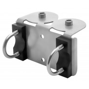 Bracket STAR rail mount 2-point G1/4 female incl. 2 U-Bolts perma-tec Perma Lubrication Systems