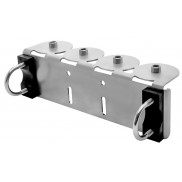 Bracket STAR rail mount 4-point G1/4 female perma-tec Perma Lubrication Systems