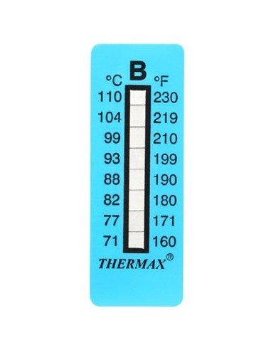 Thermax 8 Level (Pack 10) (320F-390F oder 160°C-199°C)  Indicatori di temperatura  v