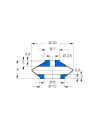 Soffietto V6-00469 Freudenberg ehemals CFW und Simrit Simrit V6-programma standard v