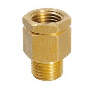 Oil retaining valve G1/4 male x G1/4 female up to +60 °C (with plastic valve) perma-tec perma special parts