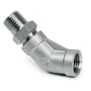 Coude 45° R1/4e x Rp1/4i A301 INOX perma-tec perma Equerres / Tôles