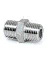 Hexagon-nipple R1/4 male A602 Stainless Steel perma-tec perma Angles