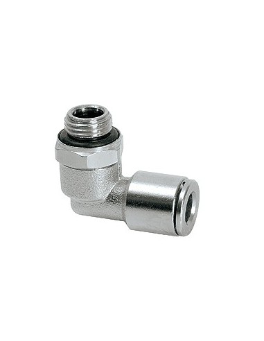 Hose Connector G1/8a 90 ° - adjustable perma-tec perma Tube connections / Tubes