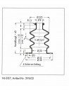 Soffietto V6-00307 Freudenberg ehemals CFW und Simrit Simrit V6-programma standard v